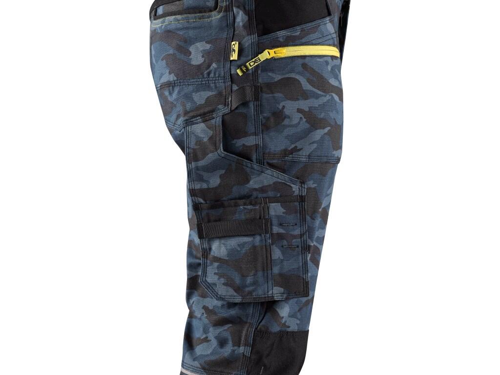 Nohavice CXS STRETCH, pánske, maskáčové modré
