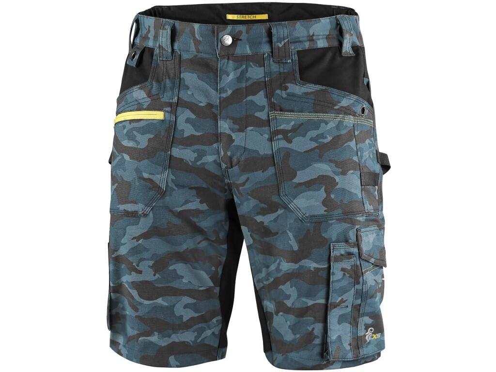 Kraťasy CXS STRETCH, pánské, maskáčové modré, vel. 50